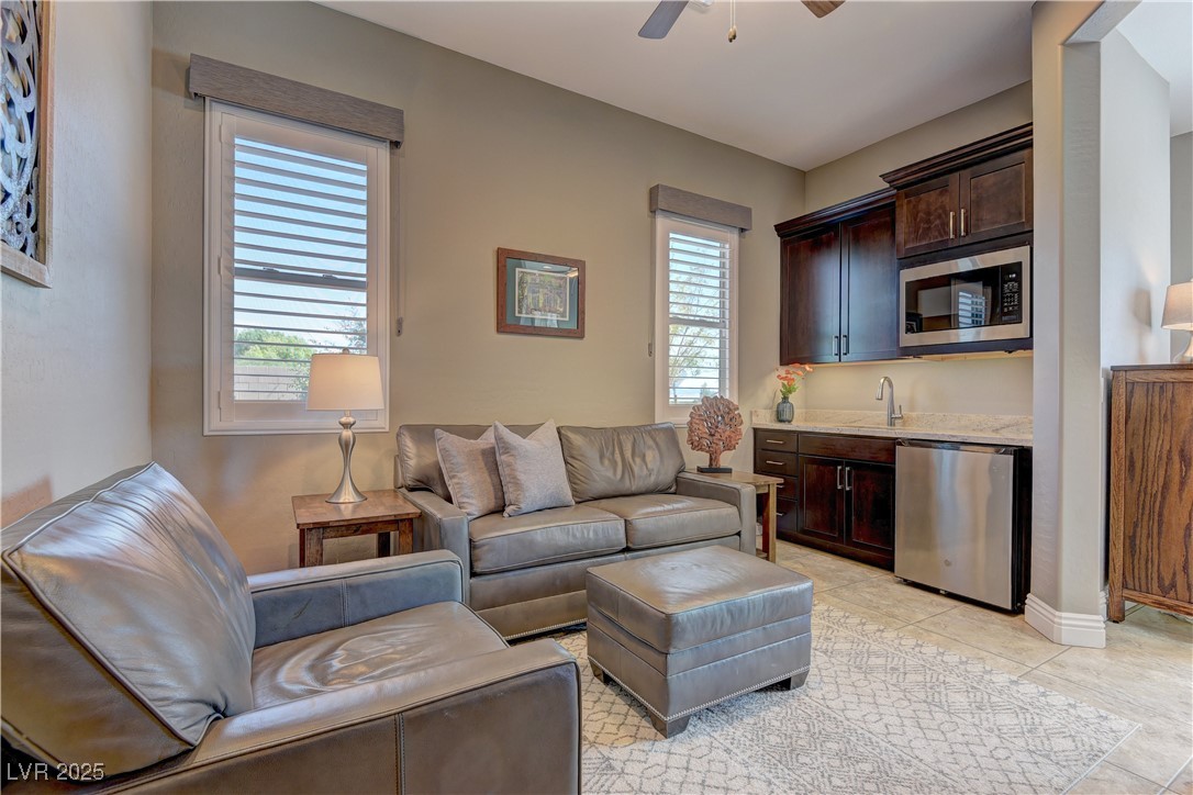 8411 South Cimarron Road Las Vegas, NV 89113 - Photo 15 of 46 Multi-gen suite living space and kitchenette