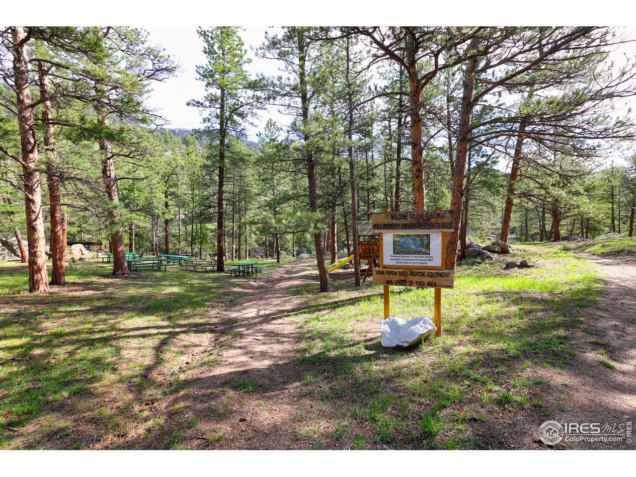 30 Comanche Road Lyons, CO 80540 - Photo 40 of 40 Private community picnic area and access to river. Managed by Pinewood Springs Property Owners Association (not an HOA)