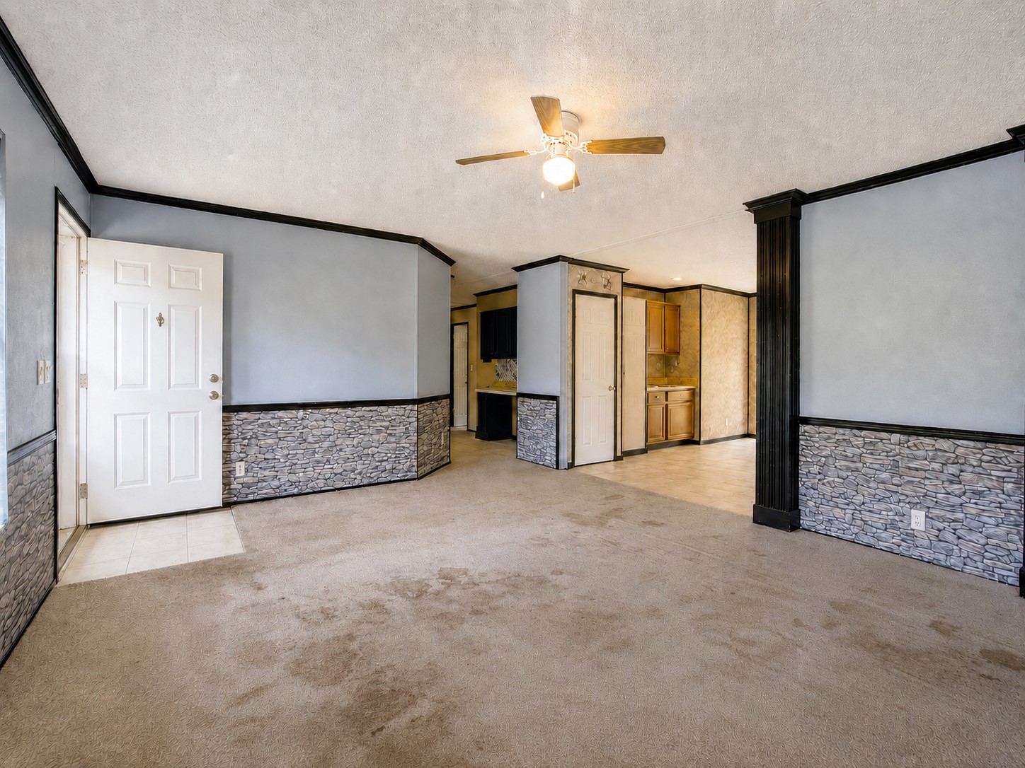 461924 East 1140 Road Sallisaw, OK 74955 - Photo 6 of 29 Recessed lighting, ceiling fan, and wall-mounted light fixtures provide ambient illumination