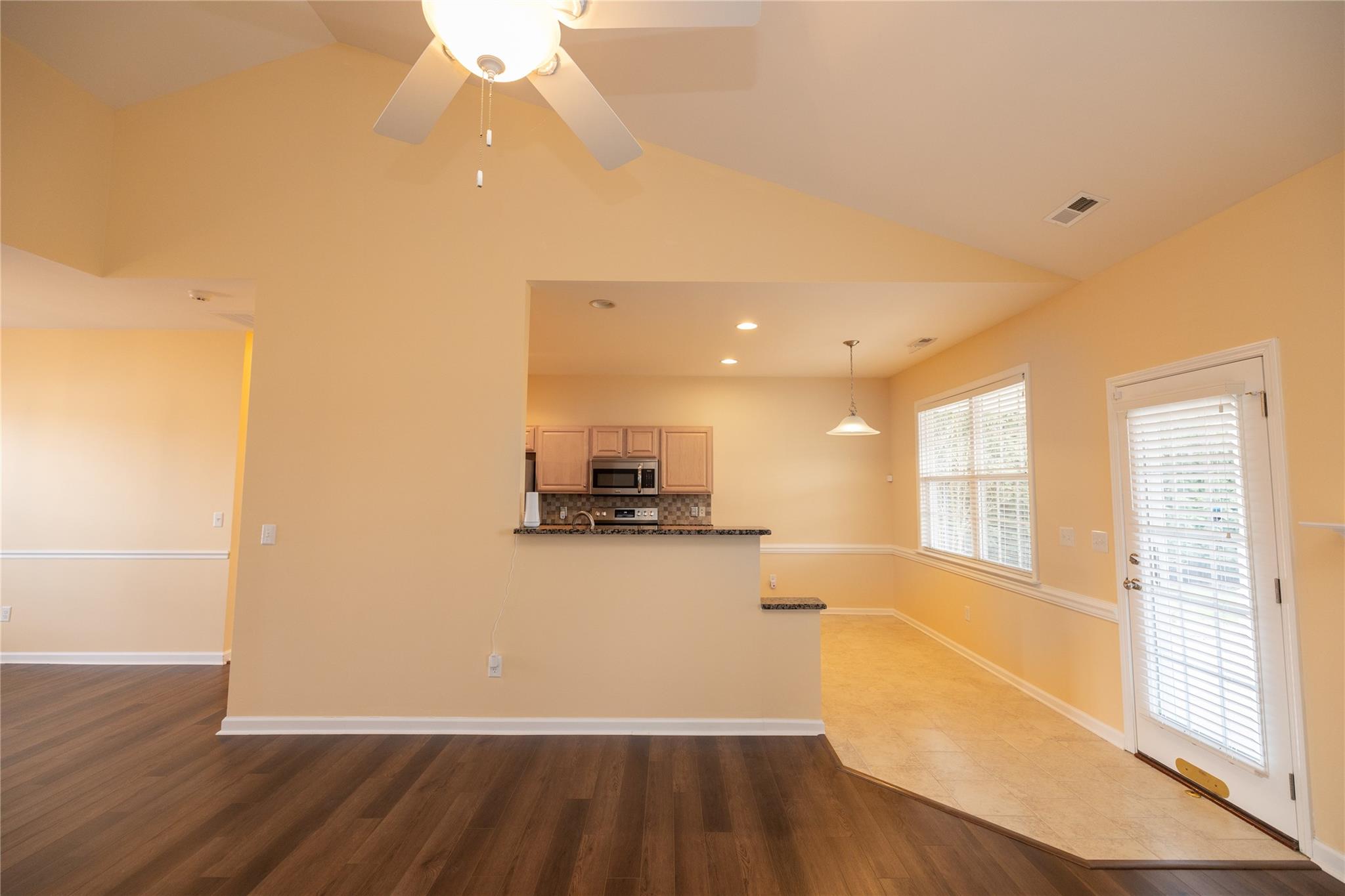 330 West Swift Creek Road Fletcher, NC 28732 - Photo 5 of 29 a view of a kitchen with a sink and wooden floor