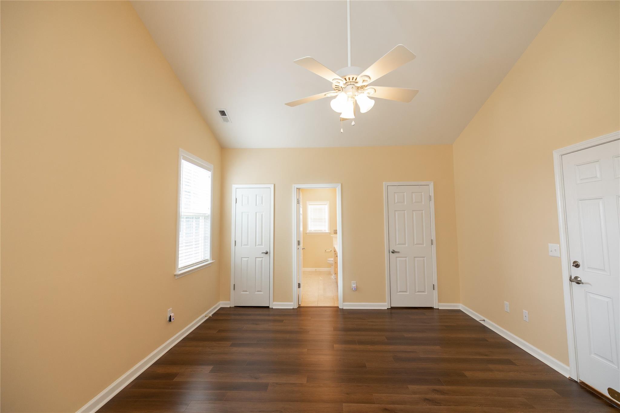 330 West Swift Creek Road Fletcher, NC 28732 - Photo 10 of 29 a view of an empty room with wooden floor and window