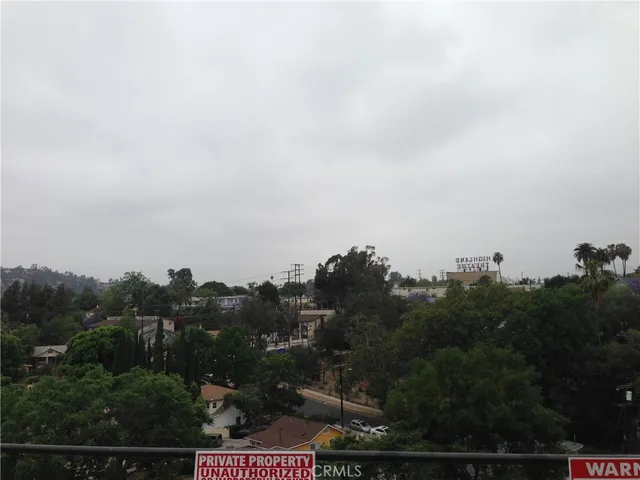 a view of city and mountain
