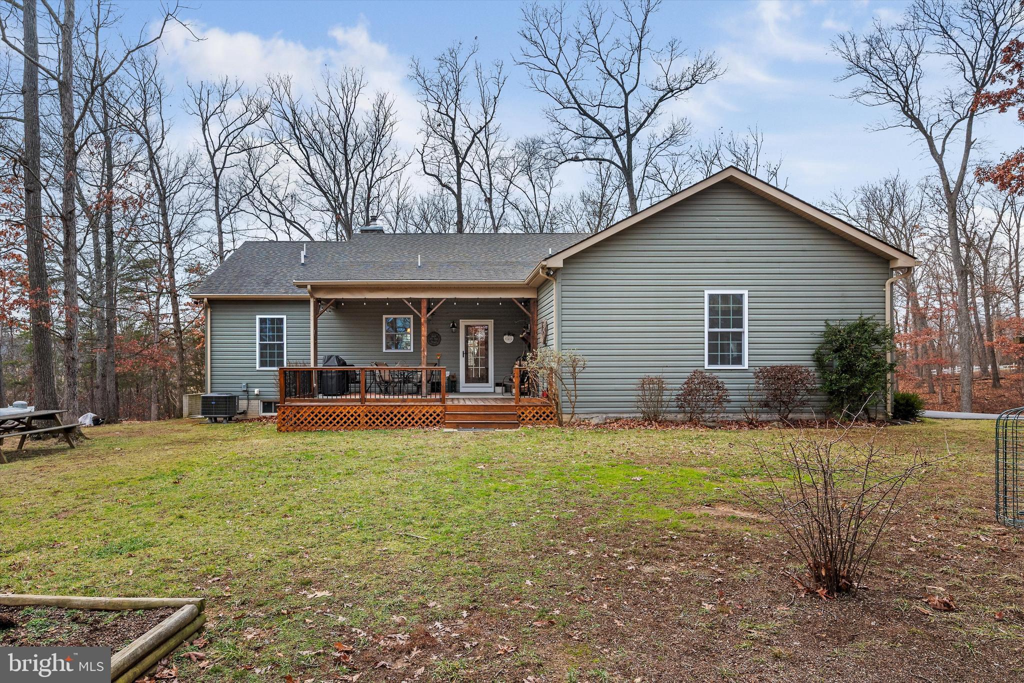 921 Armel Road White Post, VA 22663 - Photo 26 of 36 Covered Rear Porch and Deck