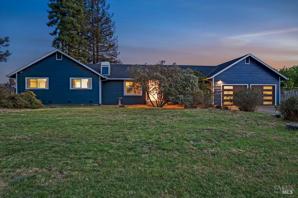 5648 Ver-Ni Road Sebastopol, CA 95472 - Photo 1 of 1 a front view of a house with a yard