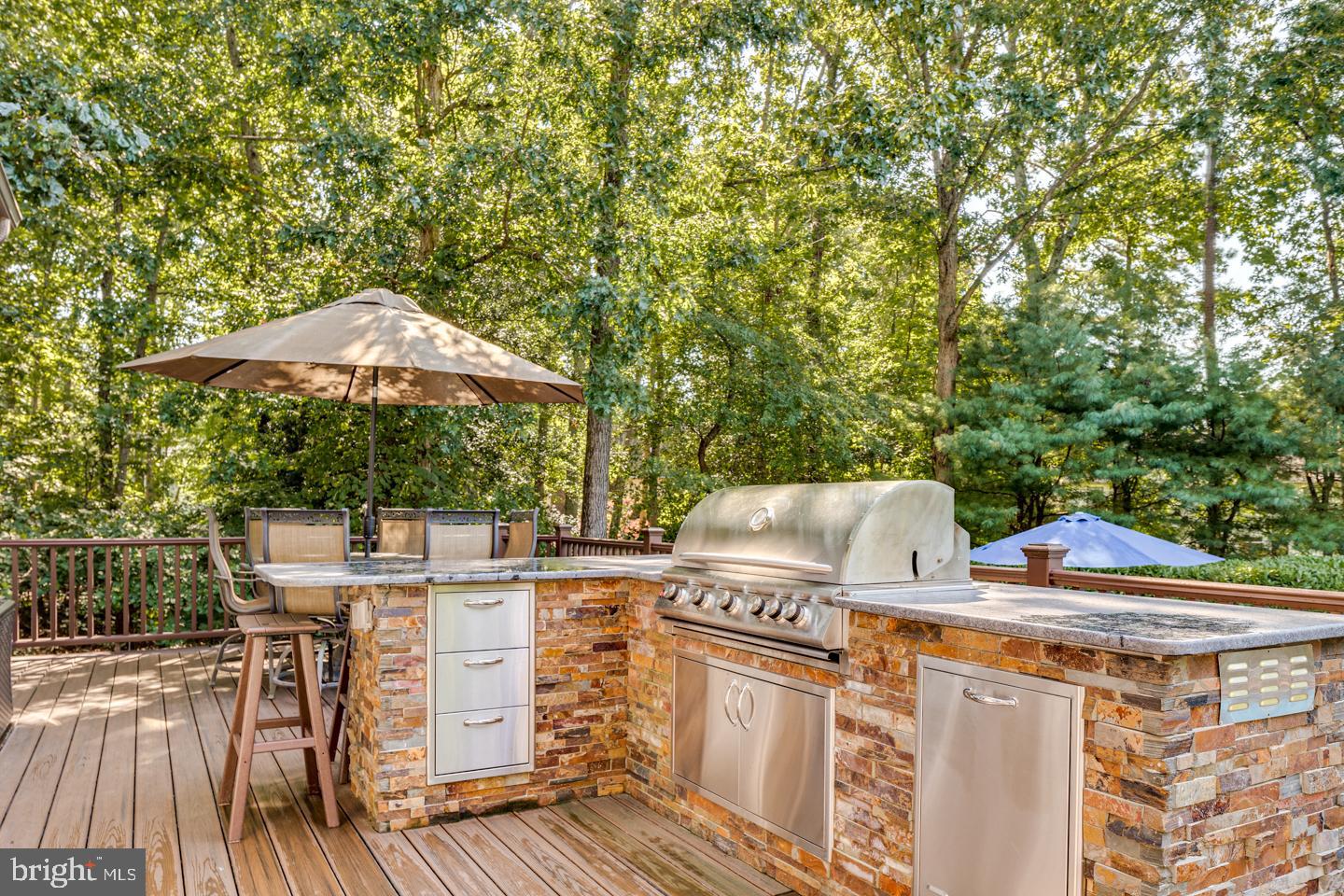 7 Castle Road Shamong, NJ 08088 - Photo 43 of 52 Built in gas grill on deck