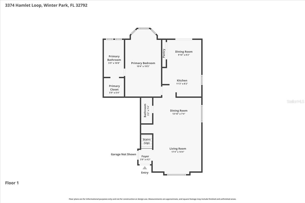 3374 Hamlet Loop Winter Park, FL 32792 - Photo 25 of 37 a picture of a floor plan