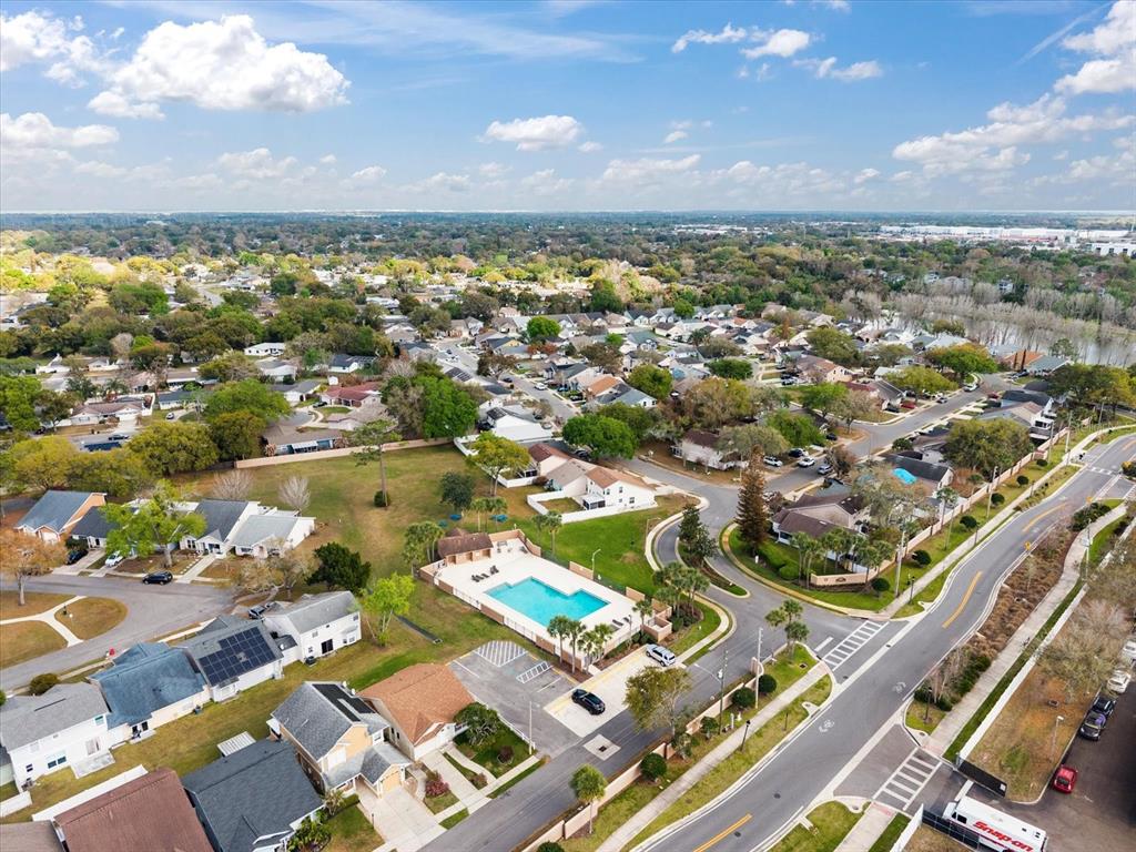 3374 Hamlet Loop Winter Park, FL 32792 - Photo 29 of 37 an aerial view of residential houses with outdoor space