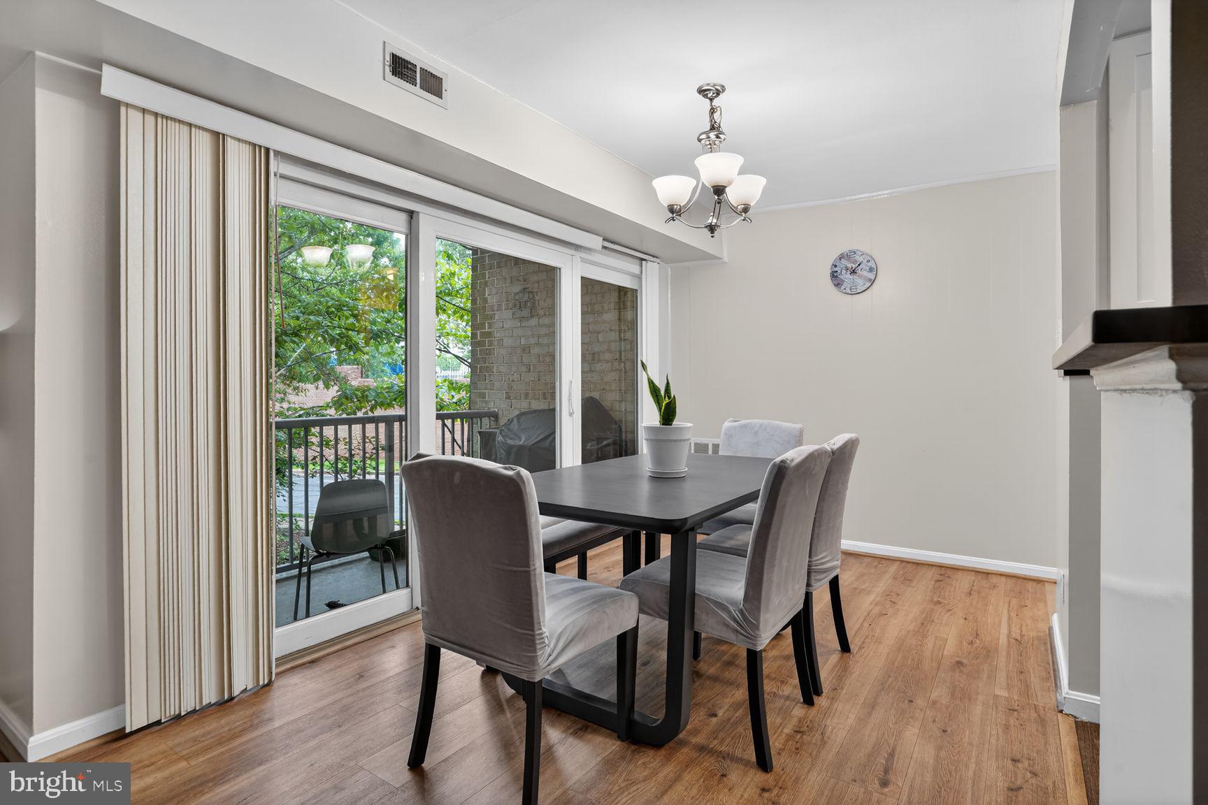 2911 Charing Cross Road, Unit 8 Falls Church, VA 22042 - Photo 15 of 23 Dining room balcony access Falls Church VA