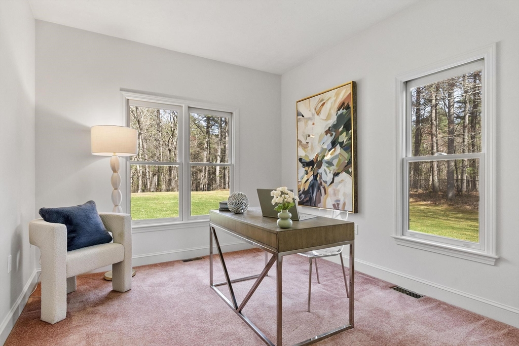 78 Cutters Ridge Road Carlisle, MA 01741 - Photo 23 of 42 a workspace with furniture and a window