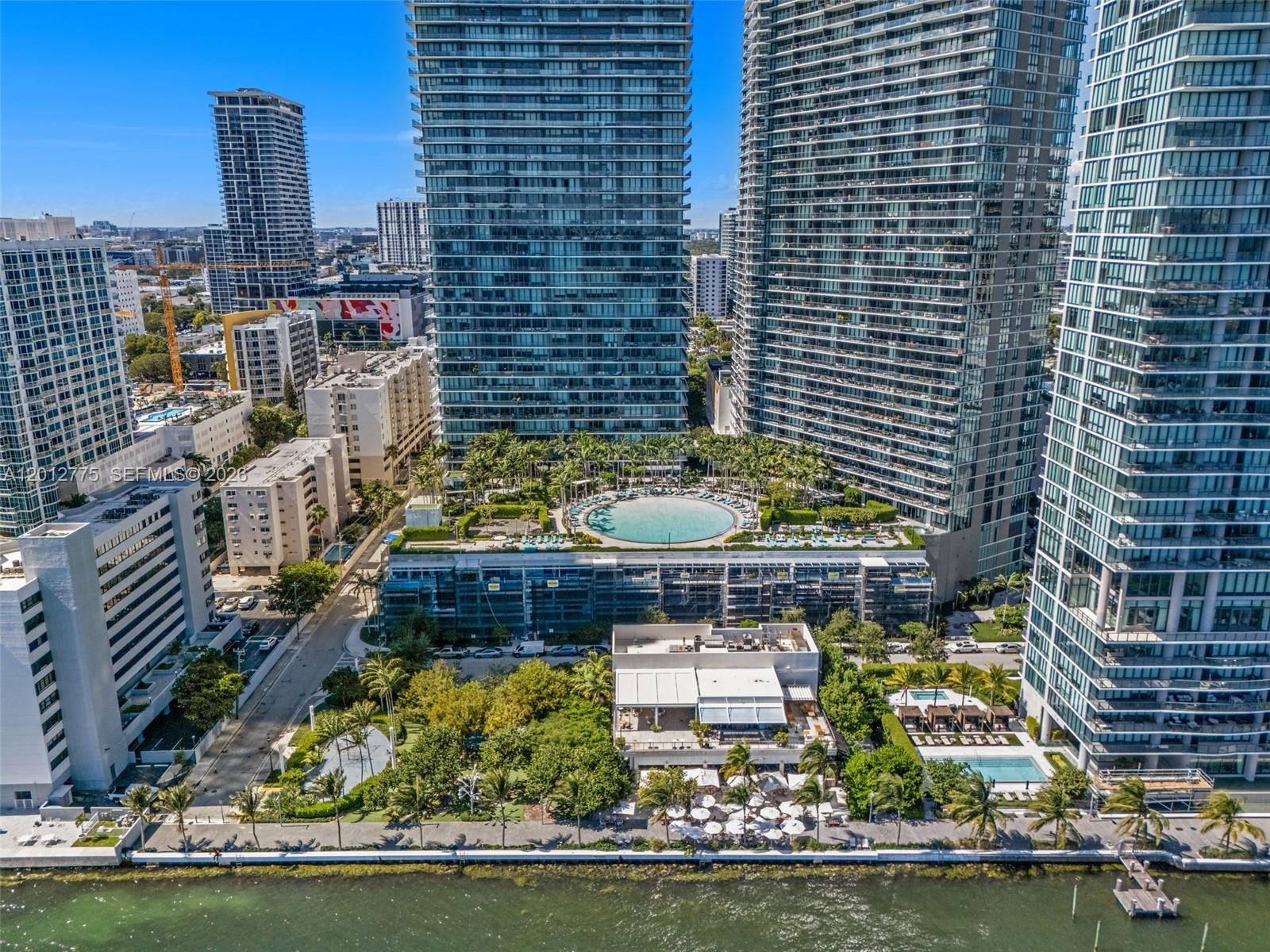 650 Northeast 32nd Street, Unit 2804 Miami, FL 33137 - Photo 19 of 48 a view of a water with tall building