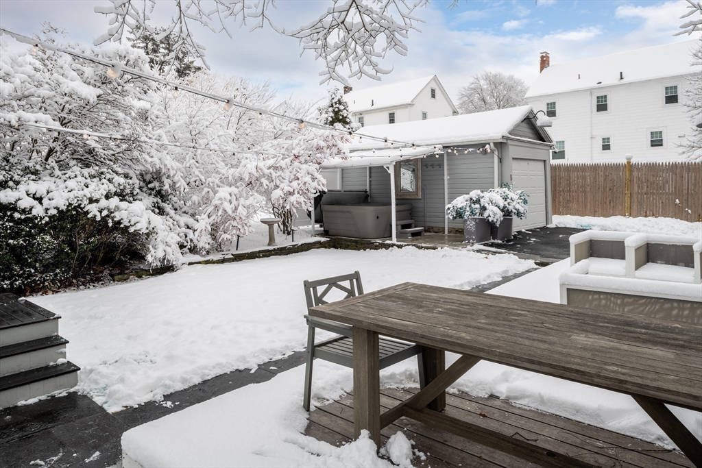 78 Howitt Road Boston, MA 02132 - Photo 17 of 20 a view of a patio with furniture