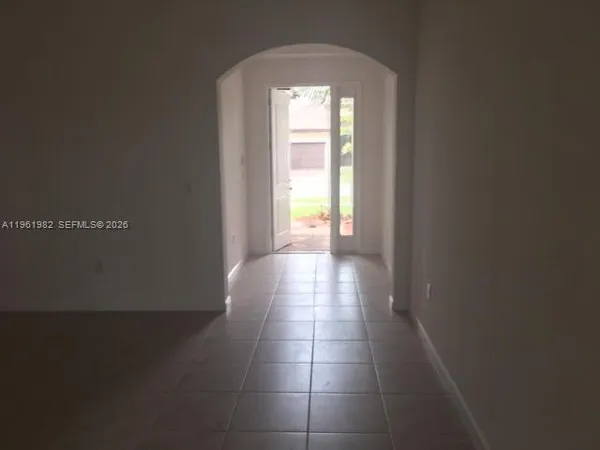 a lake view with a garden