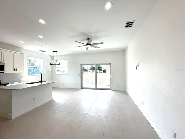 a view of an empty room