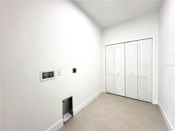 a bathroom with a window