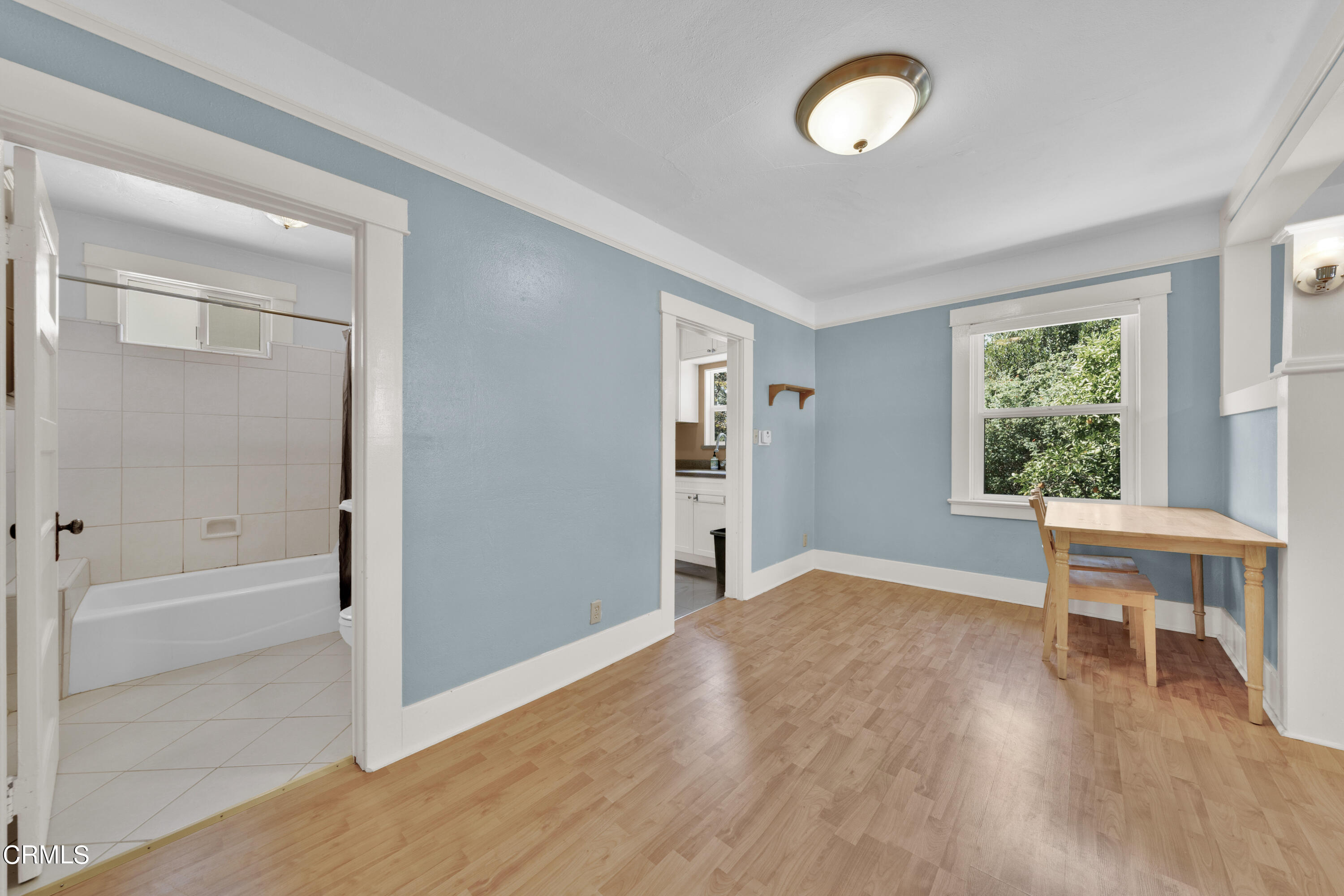 6520 Valmont Street Tujunga, CA 91042 - Photo 15 of 35 wooden floor in an empty room with a window