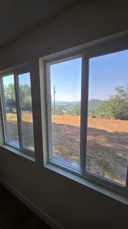 a view of sky from window