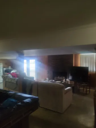 a car parked in a room