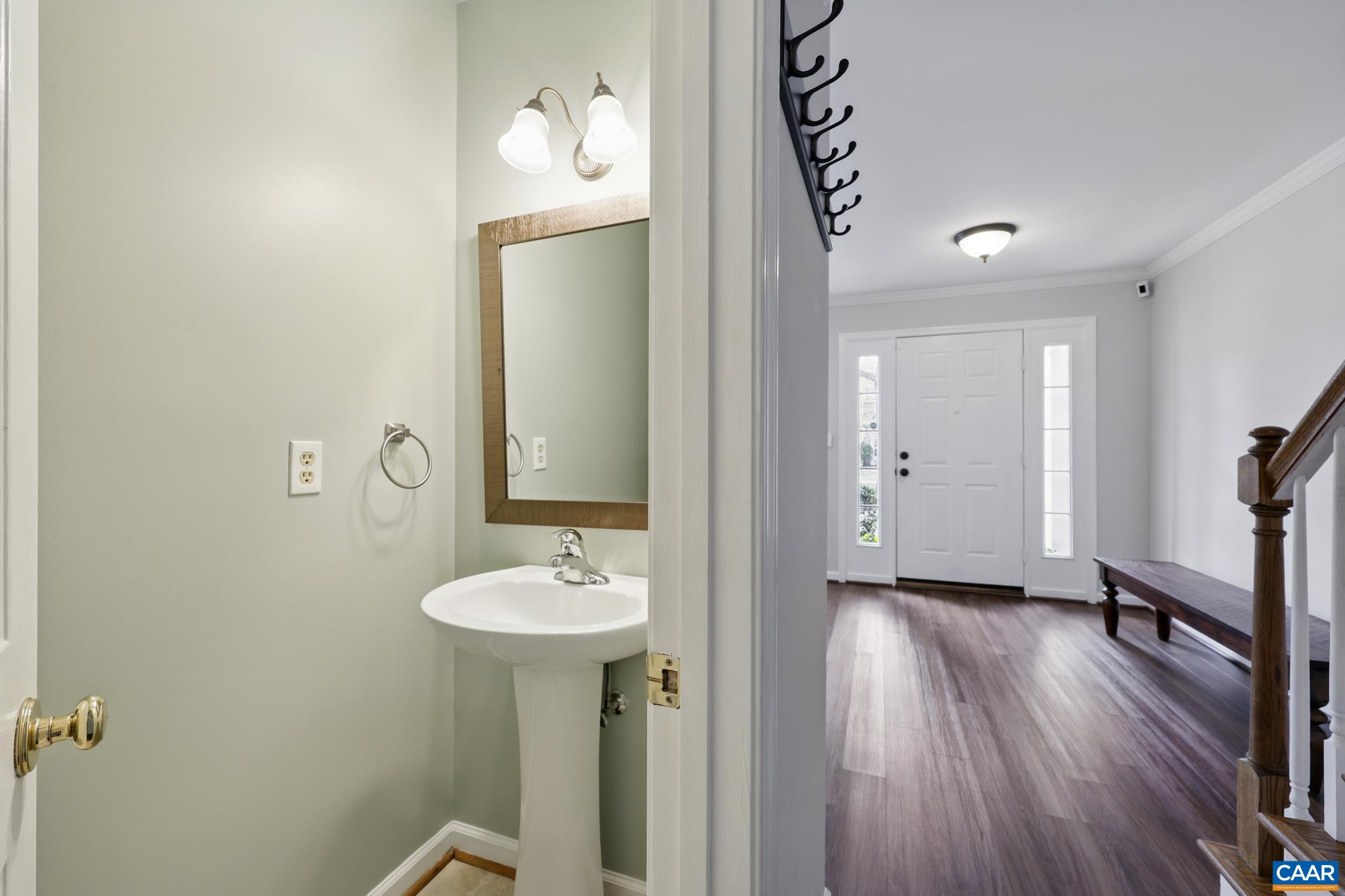 3241 Gateway Circle Charlottesville, VA 22911 - Photo 21 of 35 a bathroom with a sink a mirror and a shower