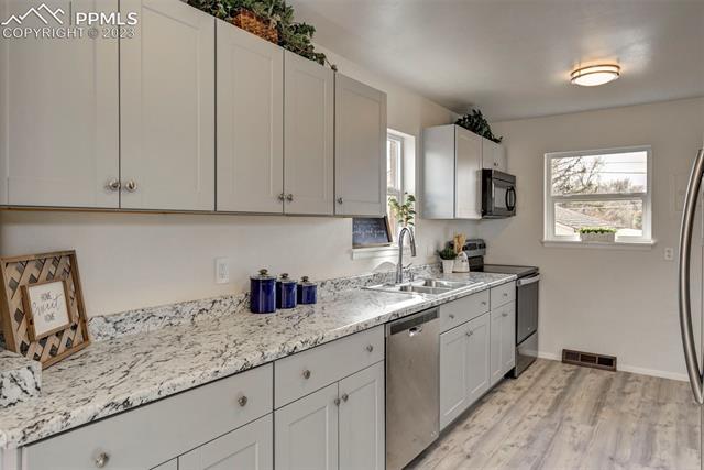534 Yellowstone Road Colorado Springs, CO 80910 - Photo 14 of 40 Full remodeled Kitchen with new appliances!