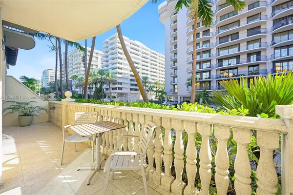 a street view from balcony