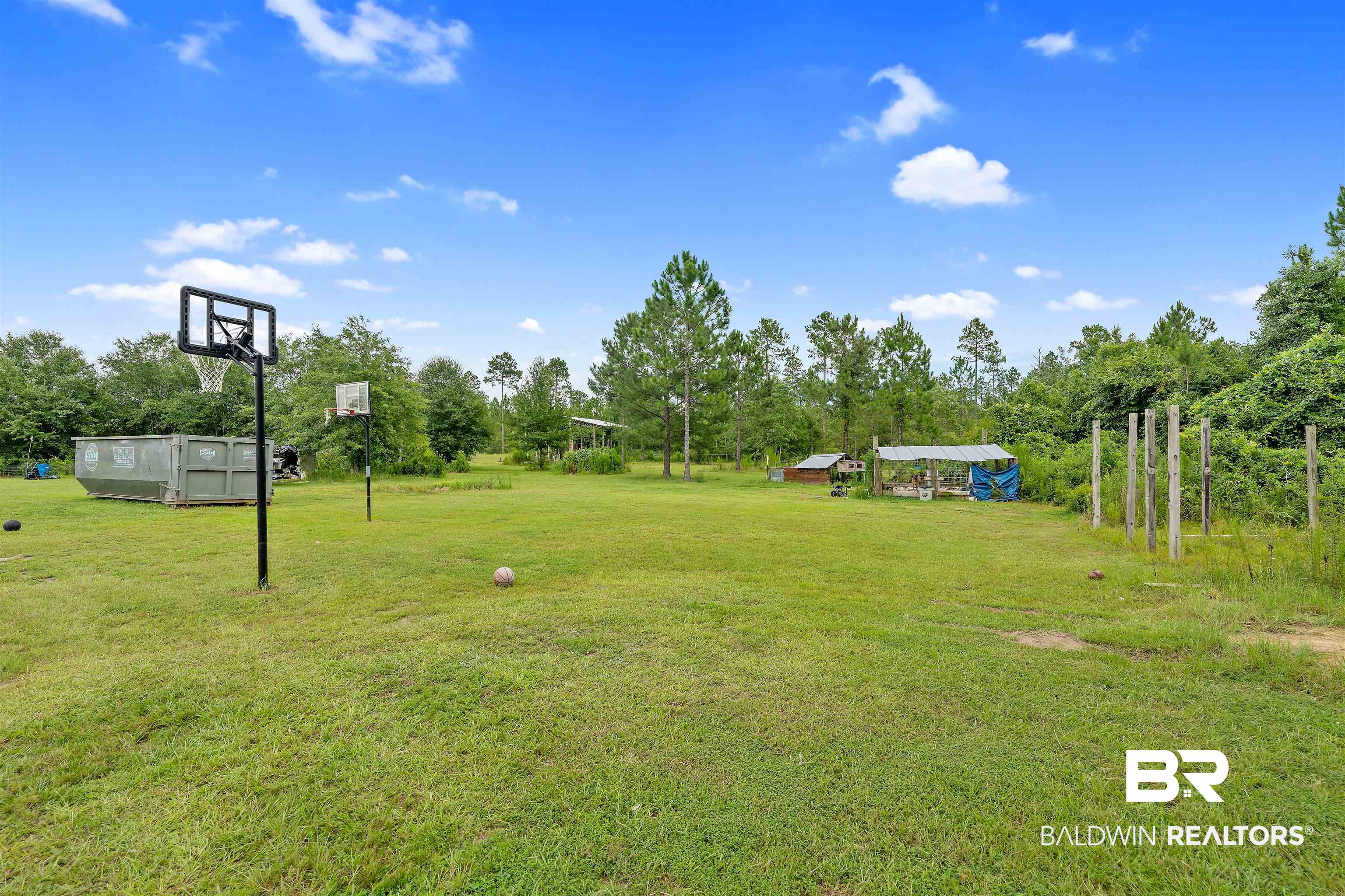 20076 Patty Jr Lane Bay Minette, AL 36507 - Photo 28 of 31 View of yard featuring basketball court