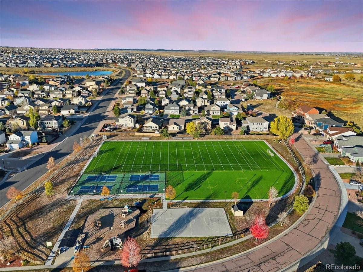 12209 Crystal Downs Road Peyton, CO 80831 - Photo 33 of 37 an aerial view of a house with a ocean view