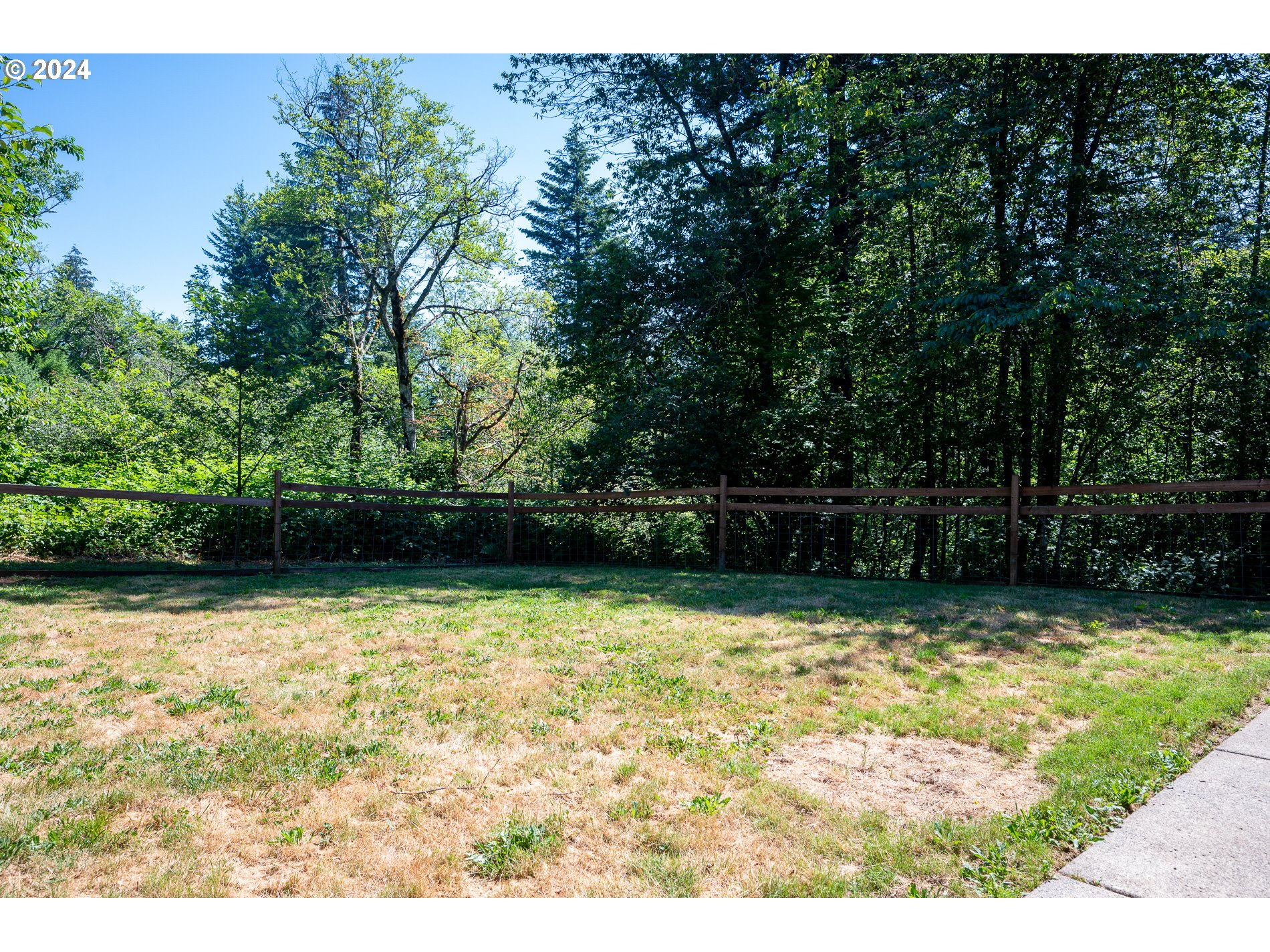 6007 Northeast Lessard Road Camas, WA 98607 - Photo 37 of 48 a backyard of a house with lots of green space