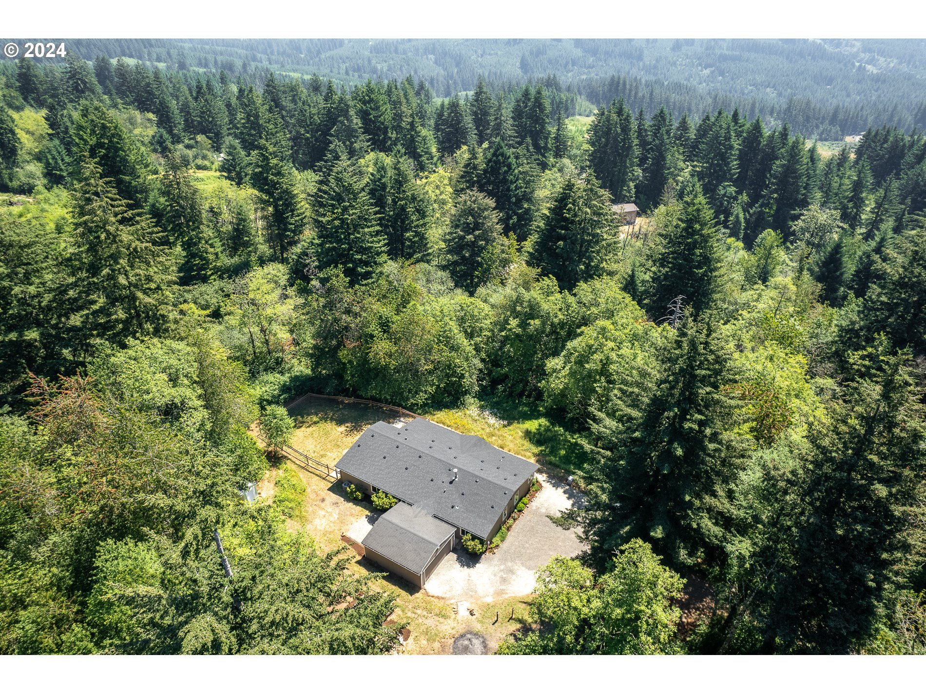 6007 Northeast Lessard Road Camas, WA 98607 - Photo 4 of 48 an aerial view of a house with yard