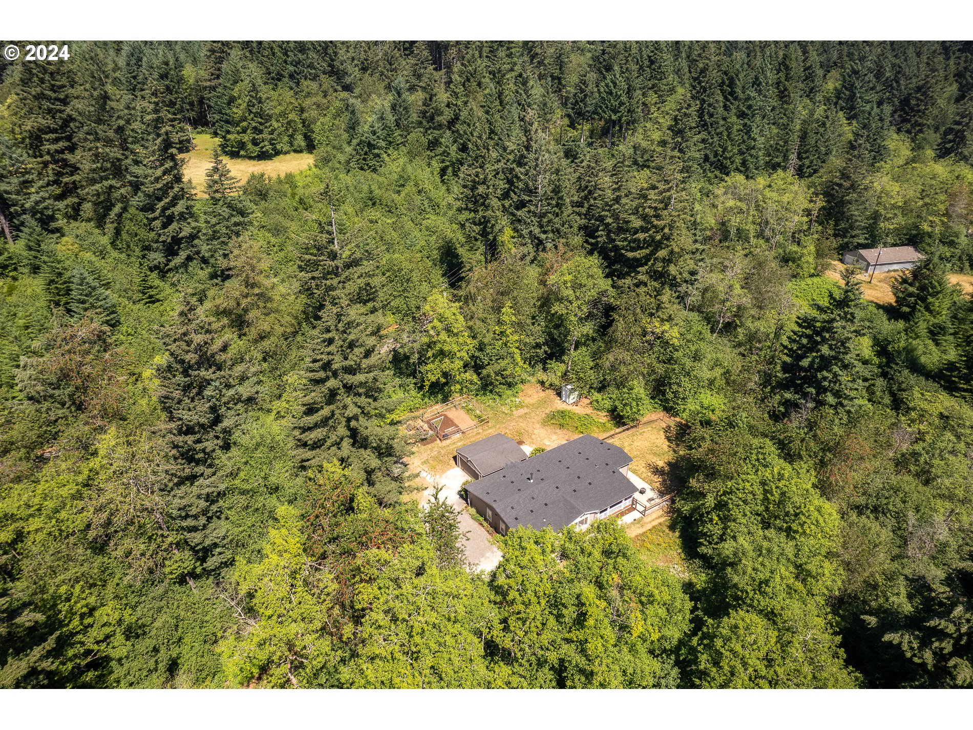 6007 Northeast Lessard Road Camas, WA 98607 - Photo 43 of 48 a aerial view of a house with a yard