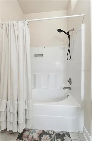 a view of a backyard with a slide