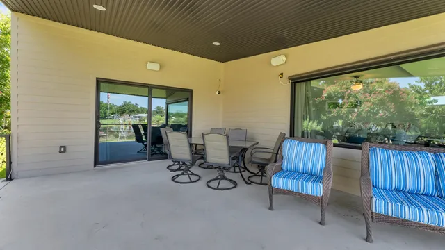 a view of outdoor seating