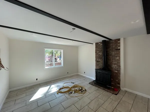 a view of empty space and yard