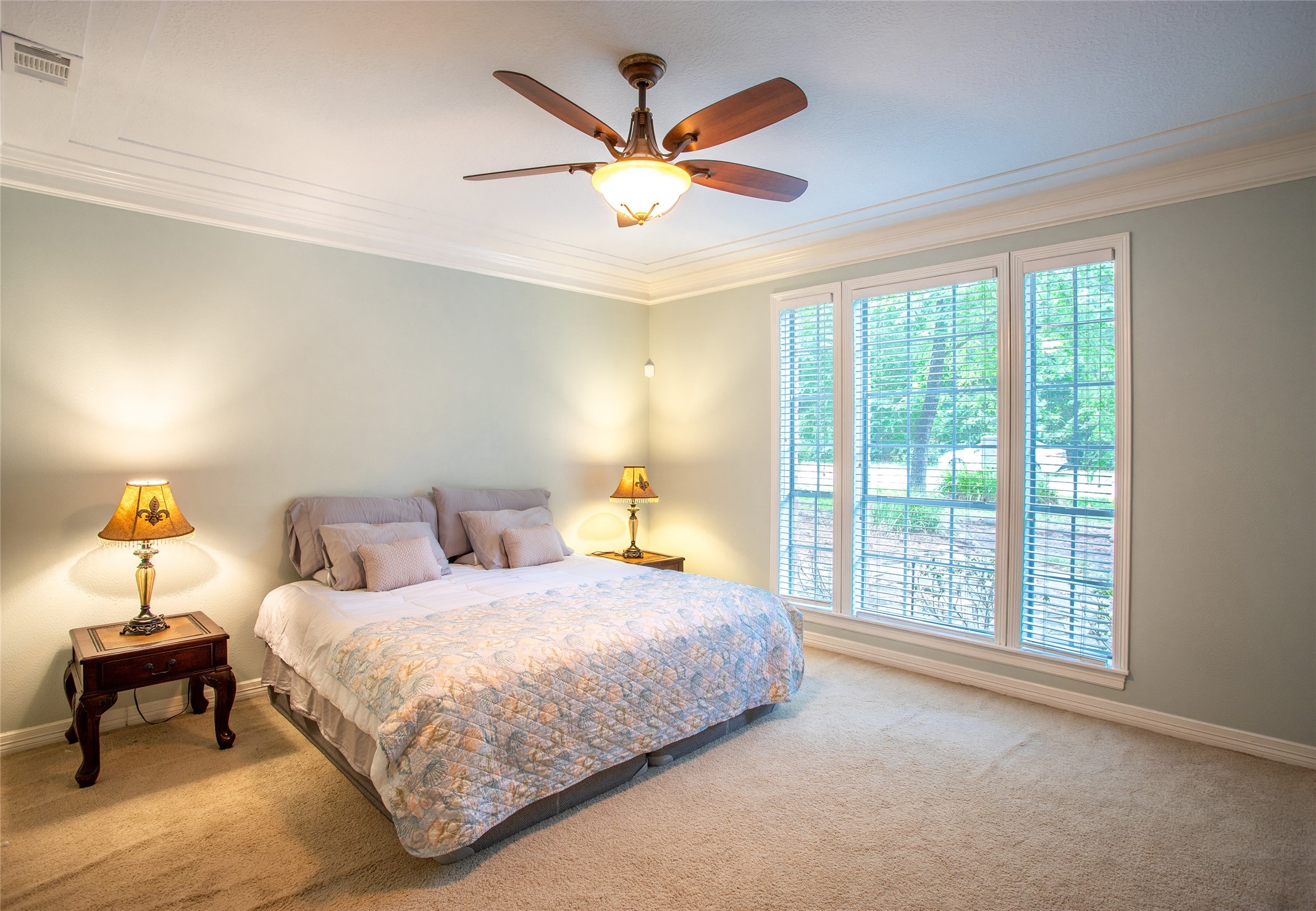 95 Rush Haven Drive The Woodlands, TX 77381 - Photo 19 of 30 Primary bedroom downstairs