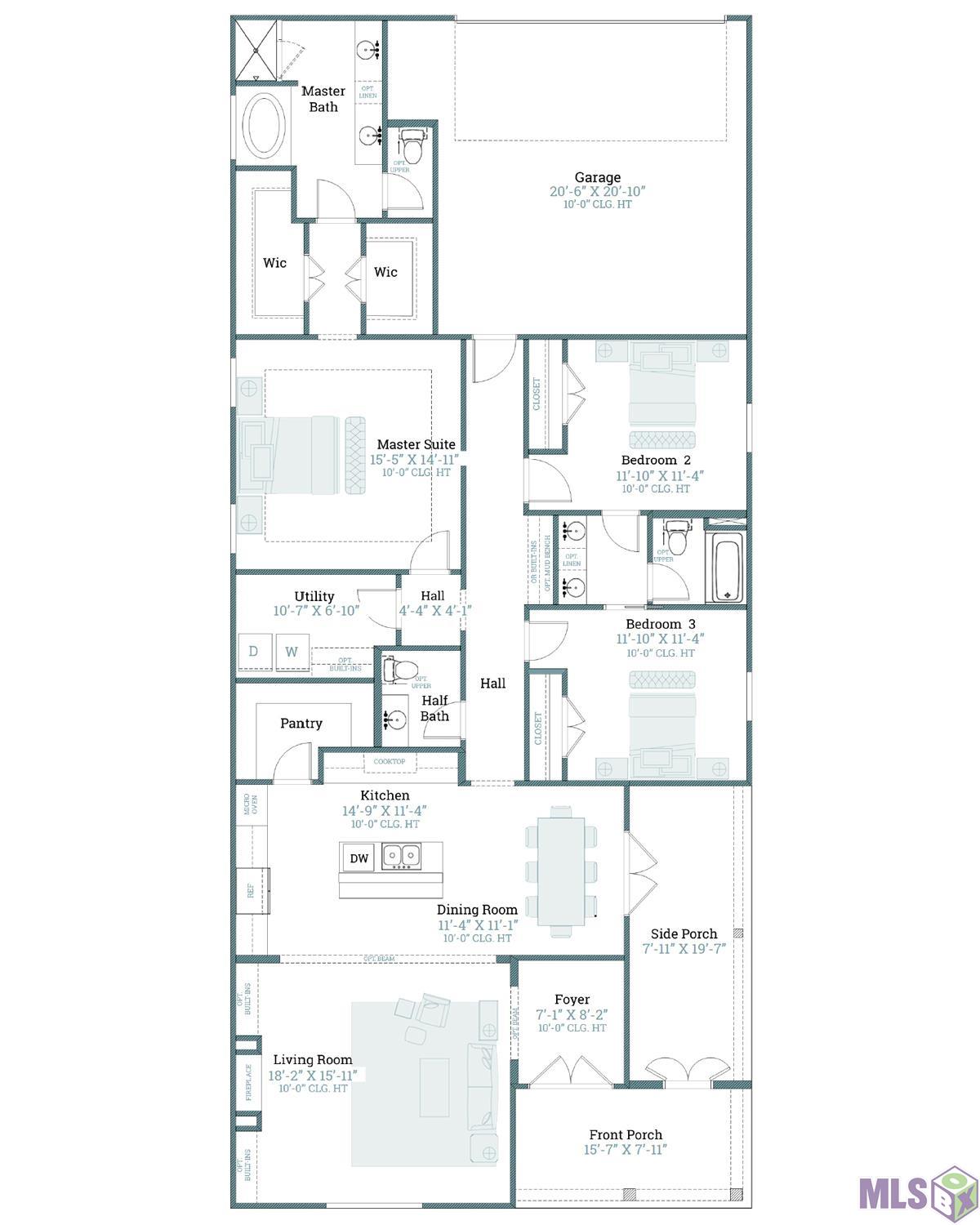 2531 Ebb Avenue Baton Rouge, LA 70810 - Photo 17 of 17 Seneca Floorplan