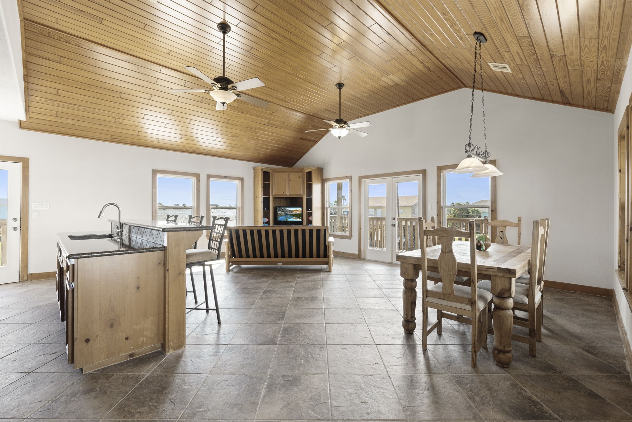 210 Fathom Drive Freeport, TX 77541 - Photo 9 of 34 Enjoy breathtaking sunsets from multiple vantage points.