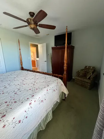 a view of a lake with houses