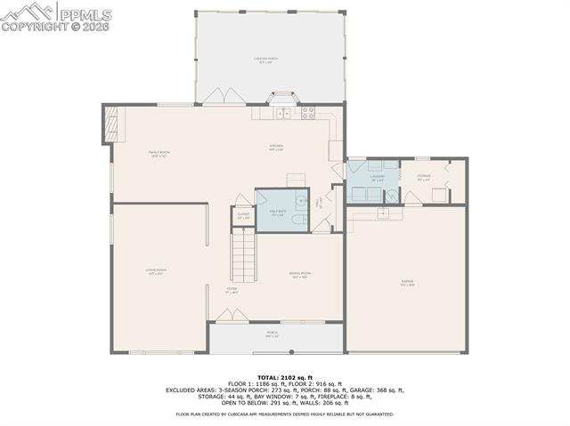 699 Gilcrest Road Colorado Springs, CO 80906 - Photo 32 of 37 Main level with approx dimensions