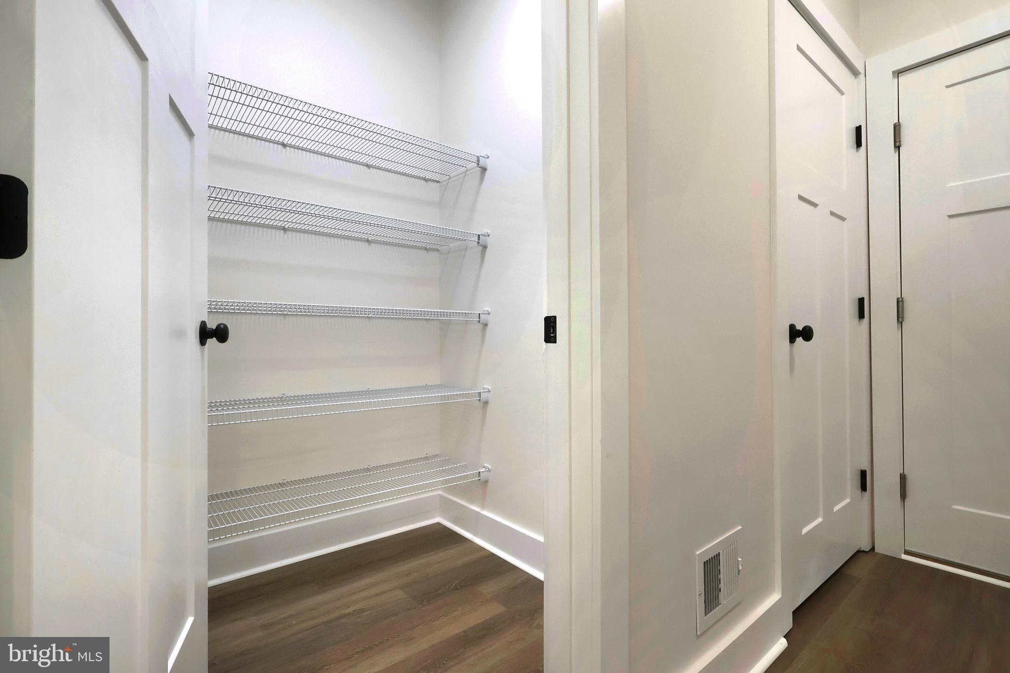 23131 Meadow Road Bushwood, MD 20618 - Photo 38 of 42 a view of walk in closet with empty racks