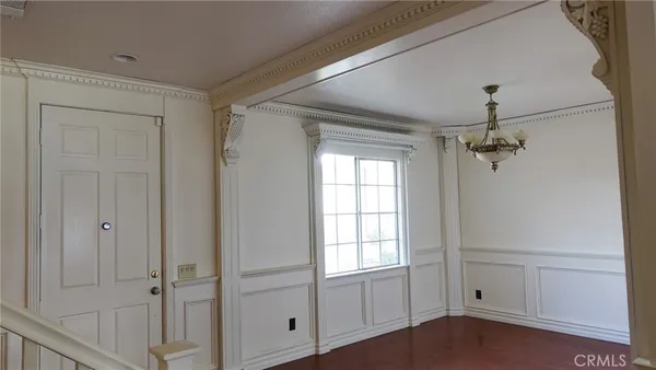 wooden floor in an empty room