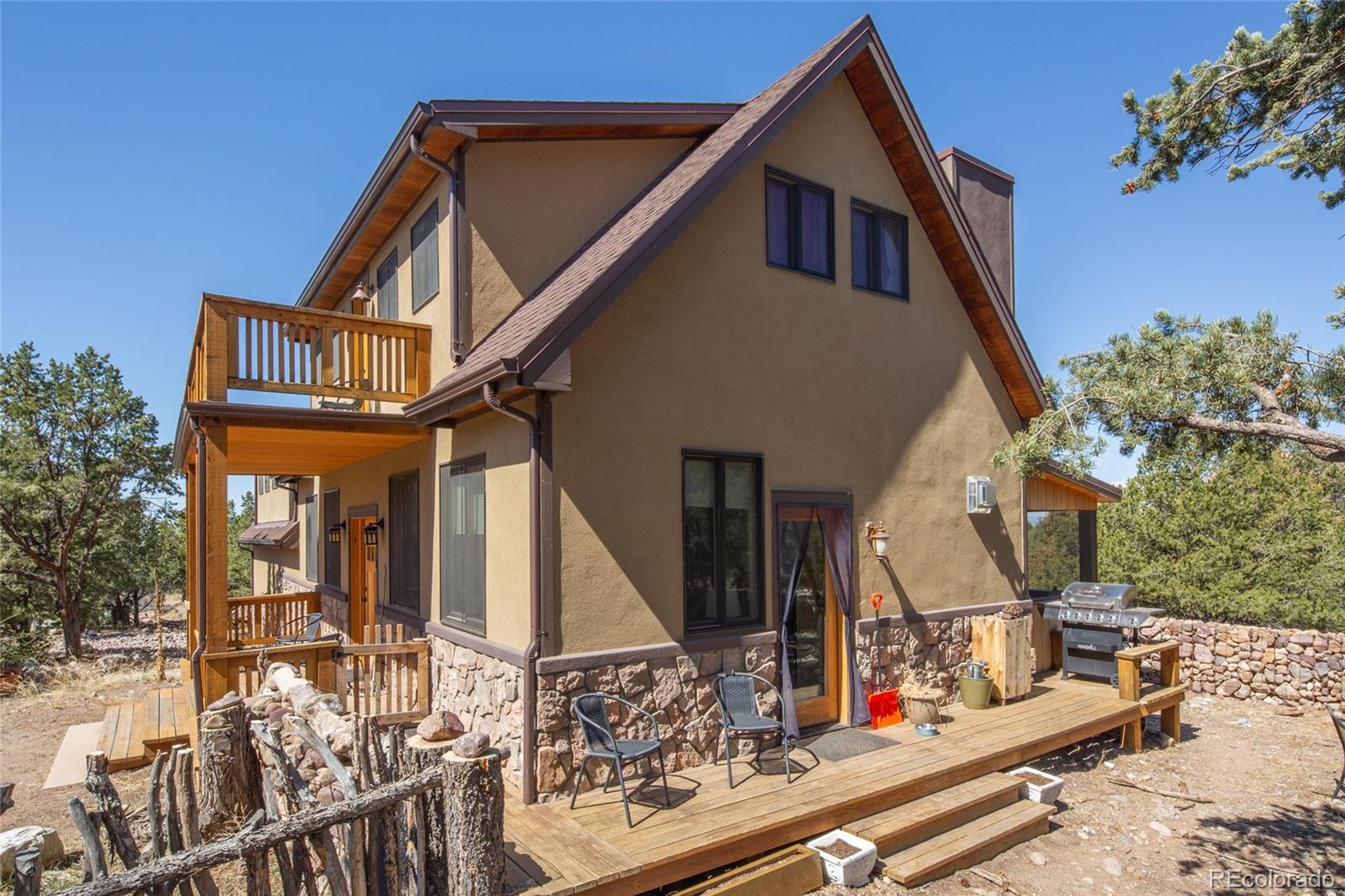 147 Moonlight Way Crestone, CO 81131 - Photo 43 of 47 a front view of house with street