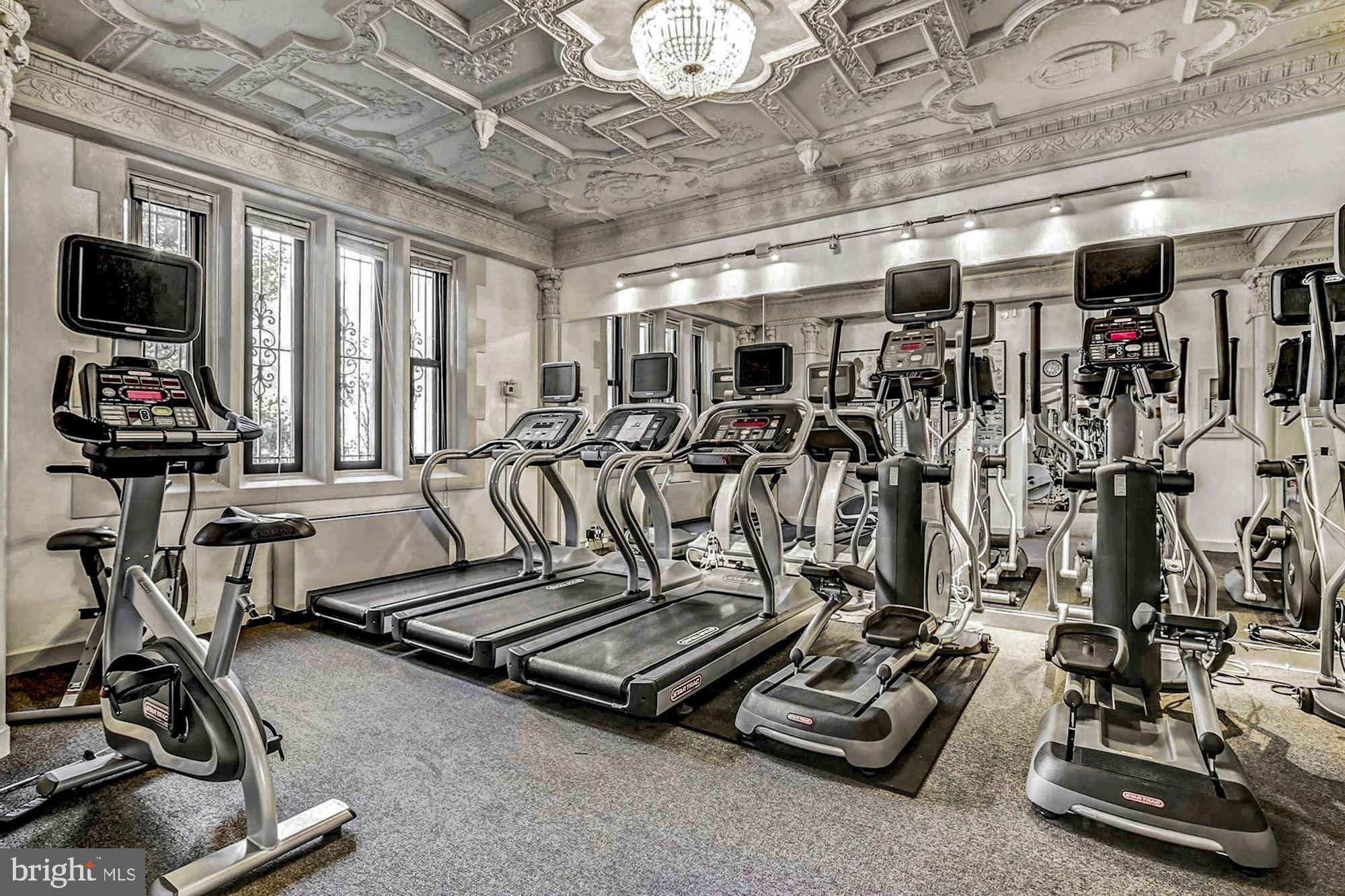 1701 16th Street Northwest, Unit 316 Washington, DC 20009 - Photo 36 of 42 State-of-the-art equipped building gym