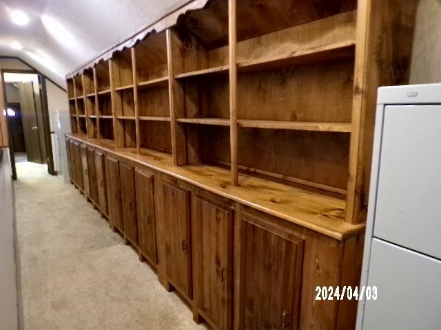 3720 Clarke Road Memphis, TN 38115 - Photo 22 of 29 Hallway up with Wall of Bookcases and 2 Large Filing Cabinets Leading to Office.