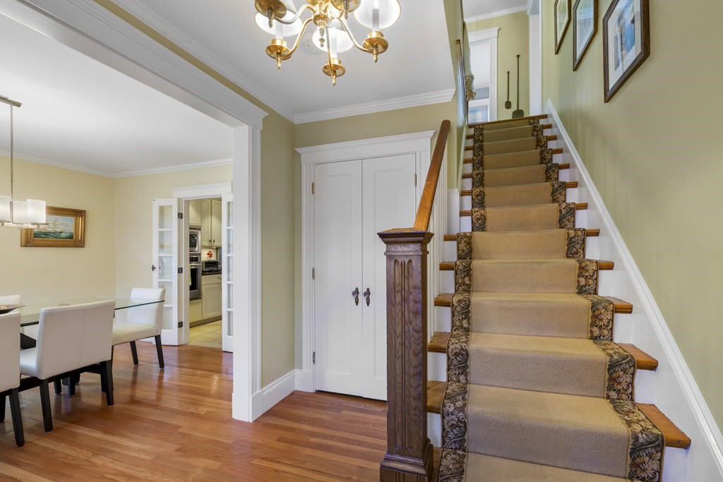 14 Homestead Road Marblehead, MA 01945 - Photo 11 of 41 a view of a hallway with wooden floor and entryway