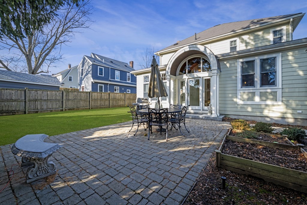 14 Homestead Road Marblehead, MA 01945 - Photo 4 of 41 a view of a house with backyard porch and sitting area