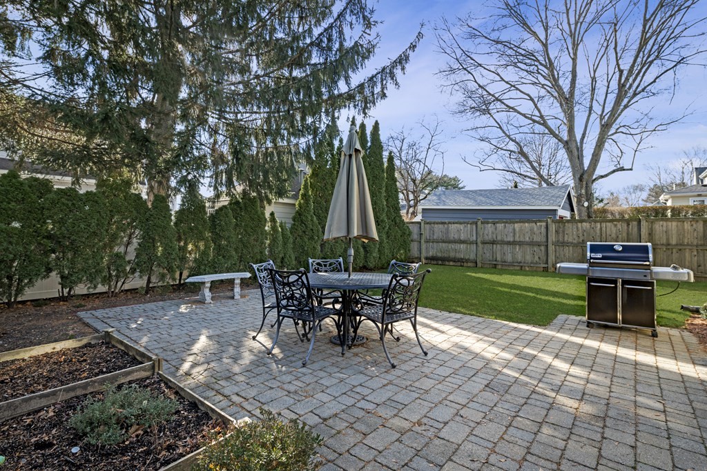 14 Homestead Road Marblehead, MA 01945 - Photo 8 of 41 a view of a backyard with sitting area