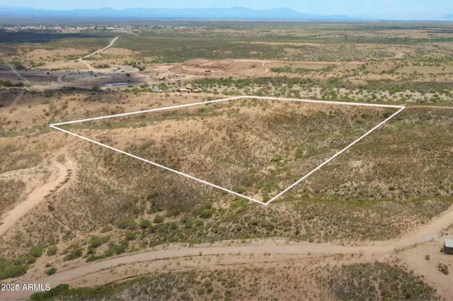 a view of a red gate