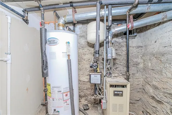 a view of a storage room