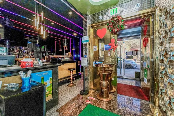 a view of street with shops