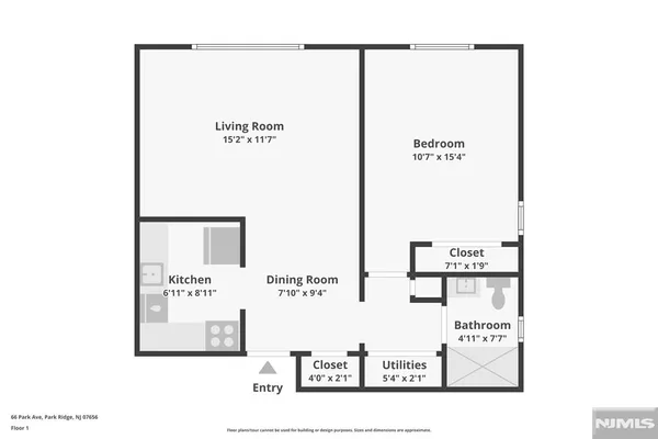 $2,850 | 66 Park Avenue, Unit C, Park Ridge, NJ 07656