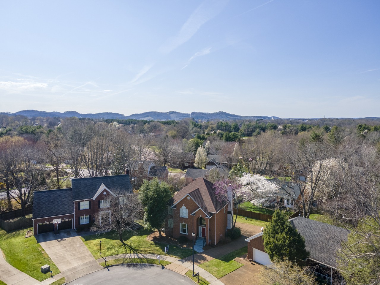 114 Rigby Drive Franklin, TN 37064 - Photo 42 of 55 an aerial view of a house with a garden